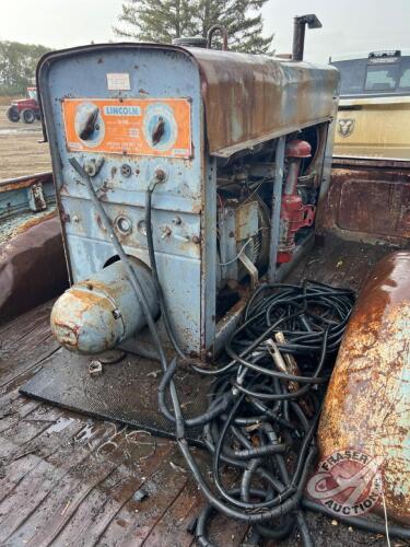 Lincoln SA-200 gas powered welder in truck box trailer (NO TOD) J39