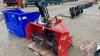 54" MK Martin 3pt snowblower J40