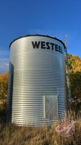 Approx 3000 Bushel Westeel Flat Bottom Bin ( MUST BE REMOVED BY OCT. 31st 2024)