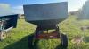 Galvanized Gravity Box on 4-Wheel Farm Wagon - 5