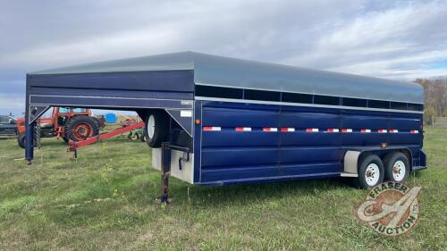 20ft Duncan T/A Stock Trailer, VIN: 2D9AJA5B91R060784, Owner: Kevin G Davidson, Seller: Fraser Auction_____________