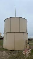 Approx 500-barrel Emulsion tank. (2) 8’ rings ( Buyer is responsible for their own loading of this item)