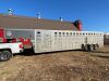 *2012 32' Merritt triple axel aluminum stock trailer, VIN# 1MT5N3232CH021221, Owner: Gervin Stock Farms Seller: Fraser Auction ____________ ***TOD,SAFETY***
