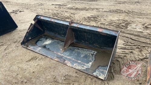 6' smooth edge skid steer bucket J80