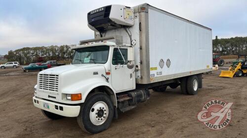 2000 IH 4700 single axle truck with Refer body, 258,936 showing VIN# 1HTSCAAP5YH678809 Owner: Danielle a Barilla Seller: Fraser Auction _________________________ J77