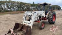 Case 1290 2wd tractor with 56L loader s/n11051545 J34