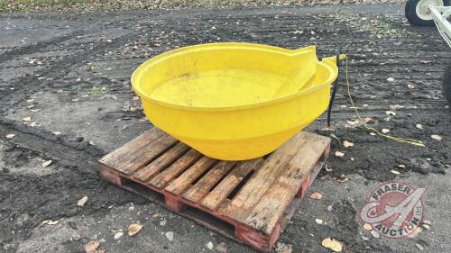 poly auger hopper (yellow) J80