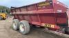 Meyer 8720 Super Spreader tandem axle vertical beater manure spreader (PARTS UNIT) J84 - 2