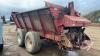 Meyer 8720 Super Spreader tandem axle vertical beater manure spreader (PARTS UNIT) J84 - 8