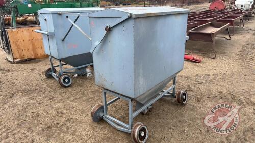 Hopper bottom feed cart (B) J45