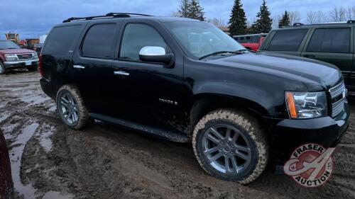 2007 Chev Tahoe, 257546 kms showing, VIN#1GNFK13017R312427, OWNER: Lonnie D Studer, Seller: Fraser Auction___________________*KEY* TODJ49