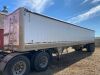 *1996 41' Wilson Pace Setter t/a aluminum hopper bottom grain trailer, VIN# 1W1MCFYA0TA223569 Owner: Gervin Stock Farms Seller: Fraser Auction ___________ ***TOD, SAFETIED***