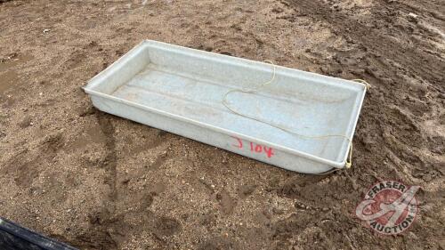 Gray poly calf sleigh J104