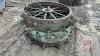 pair of steel wheels off JD D J107