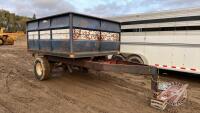 10' x 7' s/a grain box trailer with hoist J138 (Blue & White) Owner: Robert G Deleau Seller: Fraser Auction _________________________________