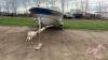 1988 Bayliner 175 Capris boat with Home Made trailer VIN# HOMEMADE Owner: Glenda D Hunter**KEYS** Seller: Fraser Auction __________________________ PST #357140-8J127 J127 - 4