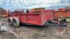 CaseIH 595 t/a manure spreader J128 s/n0335543