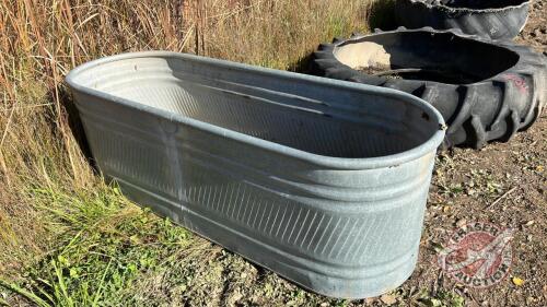 Galvanized water trough J104