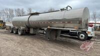 1994 Krohnert 5600gal tri-axle liquid tanker VIN#2K931K2F3R1013177 Owner:_Heritage Coop , Seller: Fraser Auction __________________ ***TOD in office trailer** J158