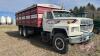 1986 Ford F-900 tandem axle grain truck, 110,201 showing, SAFETIED, VIN# 1FDYL90NXGVA33798, Owner: More Farms Ltd., Seller: Fraser Auction_______________ - 5