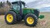 JD 7230R MFWD tractor, 3013 hrs showing, s/n 82001 - 6