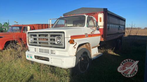 1978 GMC Sierra 6500 S/A Grain Truck, 45,476 showing, VIN: TCE678V615913, Owner: Brian W Stephenson, Seller: Fraser Auction_______________