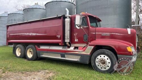 1989 Freightliner FL120 T/A Grain Truck, 787,325 Showing, SAFETIED, VIN: 2FUYDXYB6KV347895, Owner: River Hills Ranch Ltd, Seller: Fraser Auction__________________