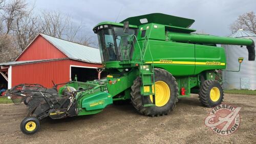 JD 9760 STS Combine, 2534 Roto Hours Showing, 3755 Engine Hours Showing, S/N S711764