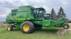 JD 9600 Combine, 4164 Separator Hours Showing, 5980 Engine Hours Showing, S/N 650675