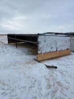 8x24 Calf Hut, drill stem frame w/ tin roof, wood sides