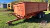 14ft Tapered Box T/A Hyd Dump Wagon - 3