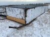 8x24 Calf Hut, drill stem frame w/ tin roof, wood sides - 4