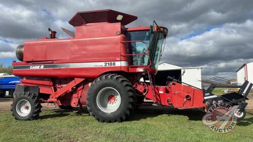 CaseIH 2188 Combine, 3015 Rotor Hrs Showing, 4131 Eng Hrs Showing, S/N JJC0193910