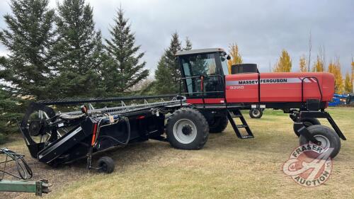 MF 9220 swather with 30' 5200 Series header, s/n9220HP08200