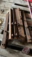 Manure tines for bucket