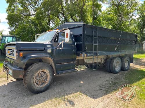 Chev C65 Tag Axle Grain Truck, 66,993 Showing, VIN: CCE678V131883, (NO TOD)