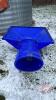 Koenders Poly Auger Hopper (Blue) - 2