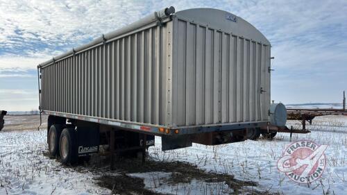 1974 24ft Aluminum T/A End Dump Grain Trailer, VIN: 112468051498, Owner: Edith Desrochers, Seller: Fraser Auction_________________