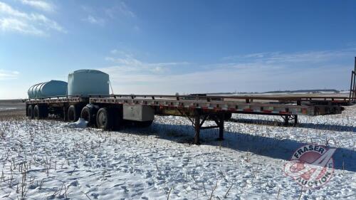 1993 Wilson Roadbrute Aluminum Super B Flat Deck Trailer, Lead VIN: 1W1EPBNM3PF306289, Pup VIN: 1W1BPBK04PF306290, Owner: Edith Desrochers, Seller: Fraser Auction_______________