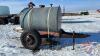 Galvanized Fuel Tank on 2-Wheel Wagon