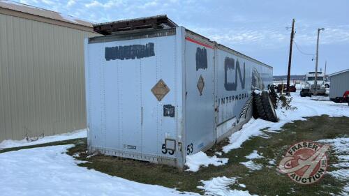 53ft Sea-Can Storage Container "roof damaged at one end" (Must be removed by September 1st, 2024)