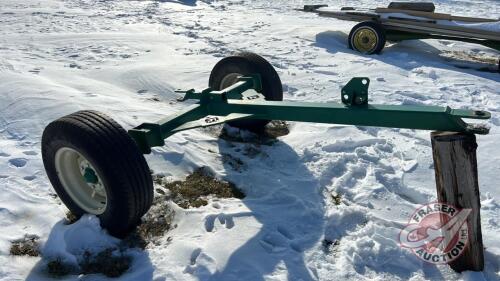 2-Wheel Utility Hitch w/ 2in Hitch Receiver