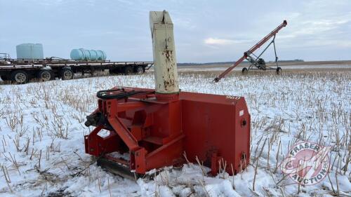 8ft buhler/Farm King 960 3pt Snowblower, S/N 20404772