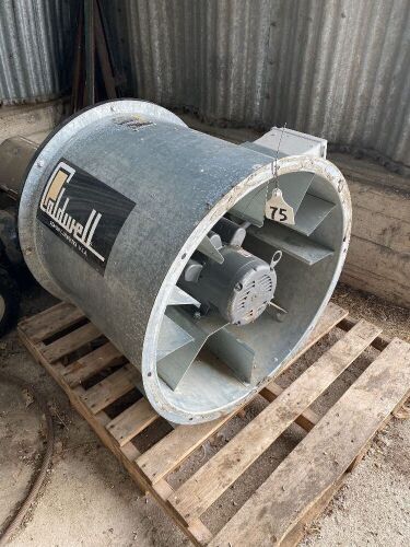 10hp Caldwell aeration fan (needs motor)