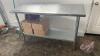 NEW 5’x2' S/S table (Still in box unassembled. Pictures for reference only) - 2