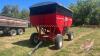 Bruns 400 Gravity Wagon on Martin Trailblazer 4212 4-Wheel Wagon - 2