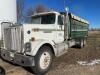 1985 IH Eagle 9300 tandem Grain Truck with 20' Box, 7,885 showing (new ODO) 659,321 Old ODO, 667,206 total KMs, VIN: 2HSFBJXR2FCA16467, SAFETIED, OWNER: Quinn D Chomenchuk, SELLER: Fraser Auction _____________ - 3