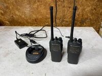 (2) Motorola Radius CP200 FM handheld radios