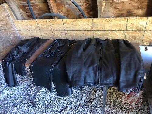 K43, Men's & Women's Leather Motorcycle Gear ***In Office Shed***