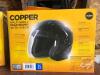 K43, (2) New in box Never Used - Cooper Half Shell Motorcycle Helmets w/ Visors *** In Office Shed *** - 4